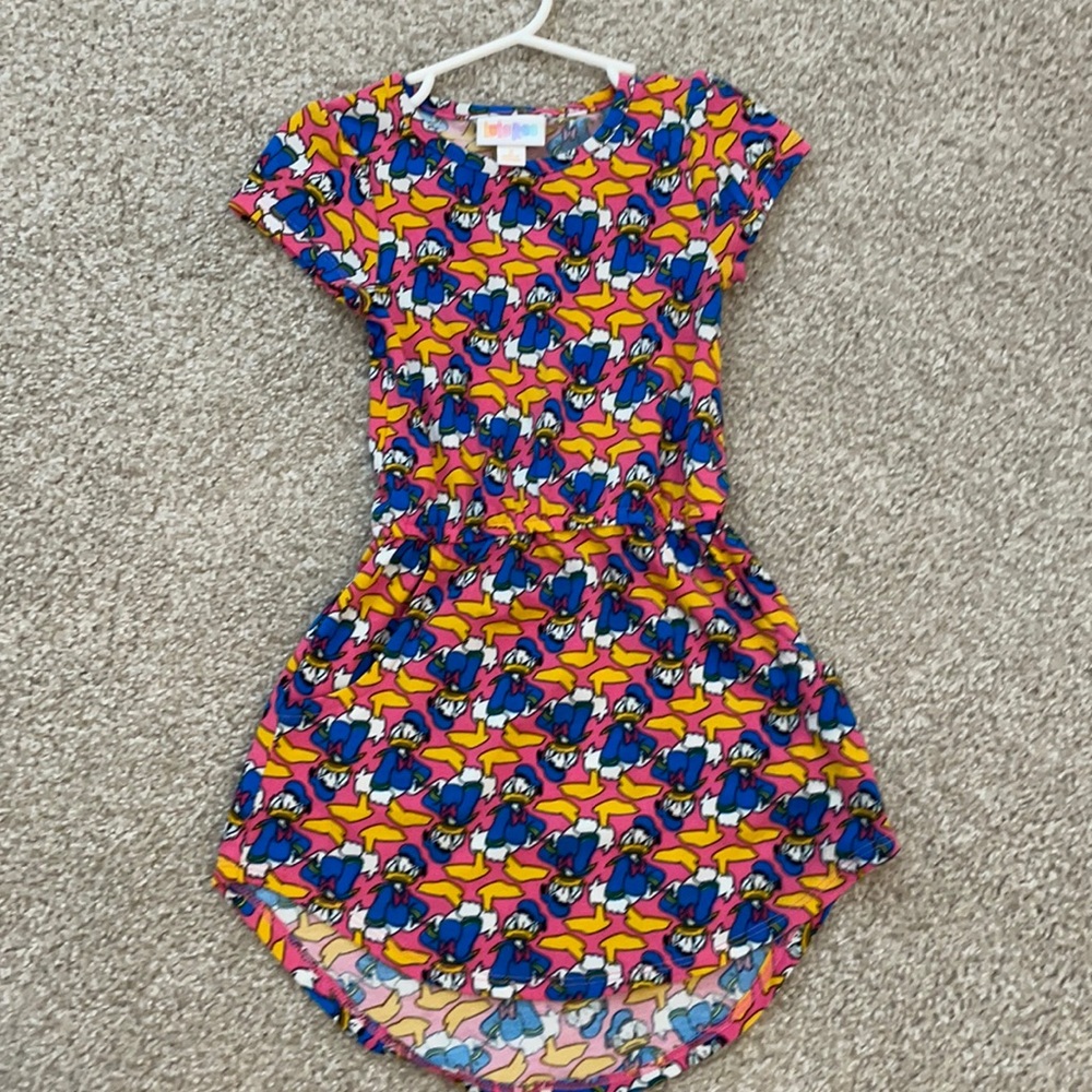 LuLaRoe Size 2 Donald Duck dress
